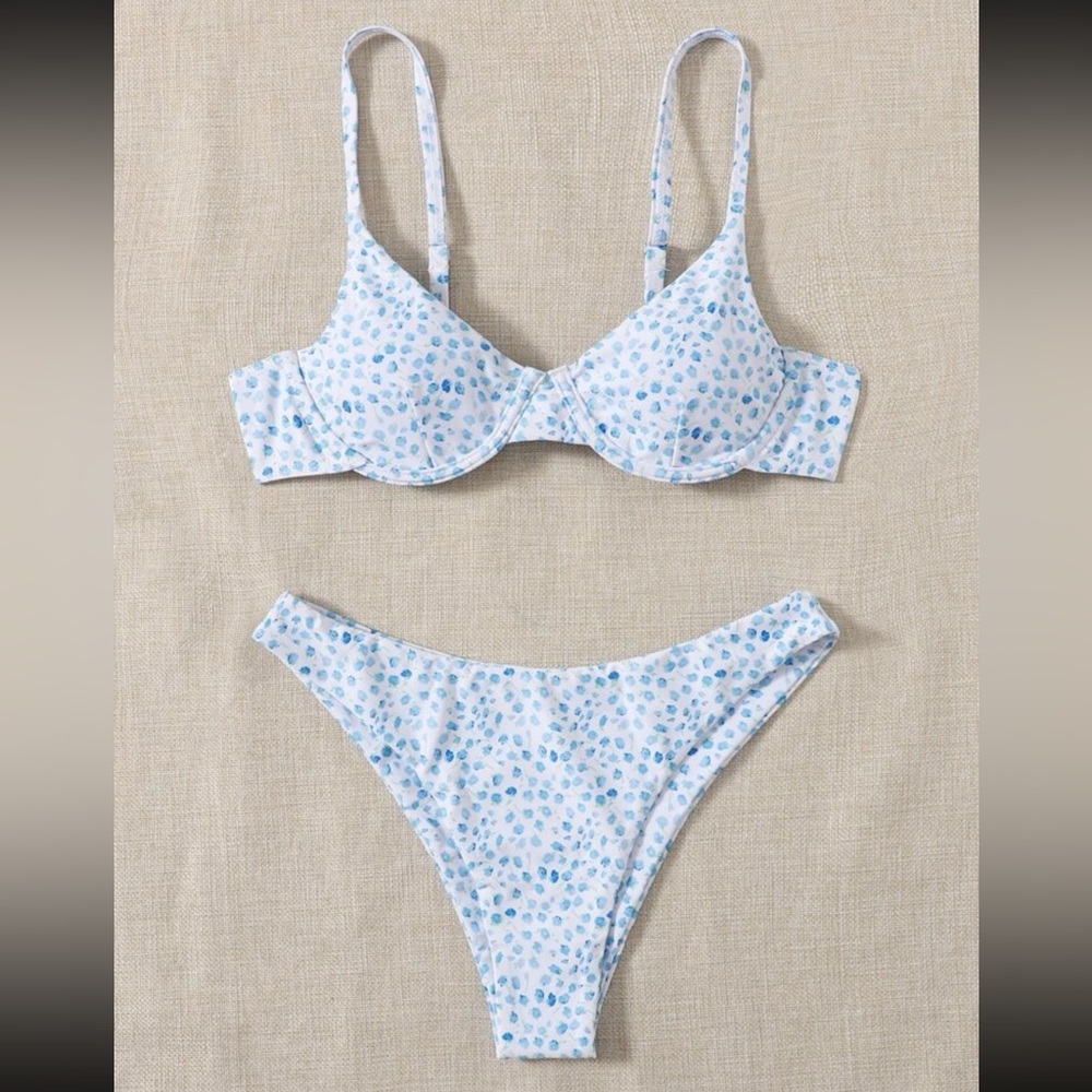 SHEIN BIKINI Ditsy Floral - M